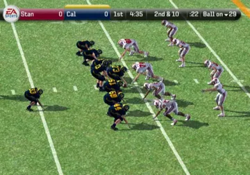 NCAA Football 10 screen shot game playing